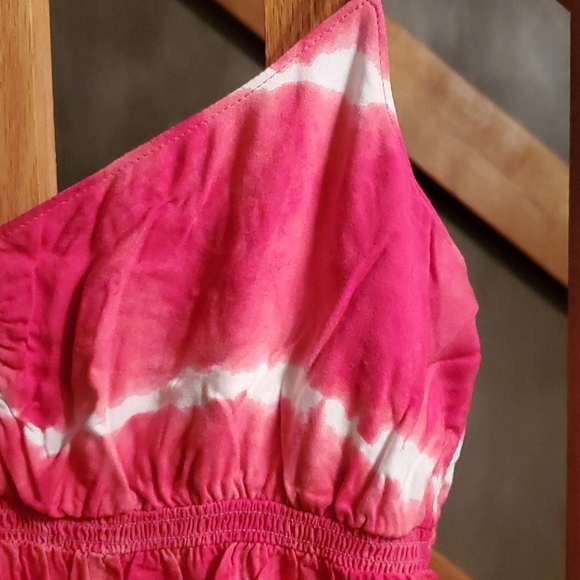 PINK LONG SUMMER DRESS - Picture 3 of 6